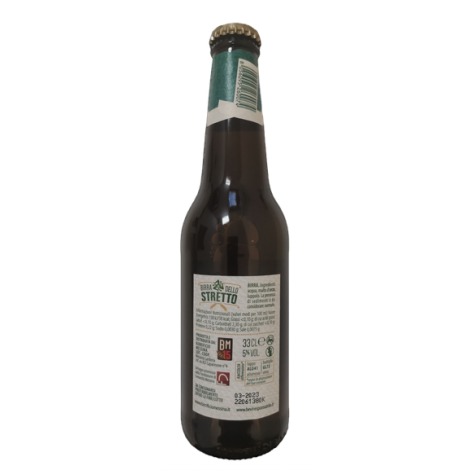 Birra Dello Stretto Premium Lager 33cl.24 Bottiglie